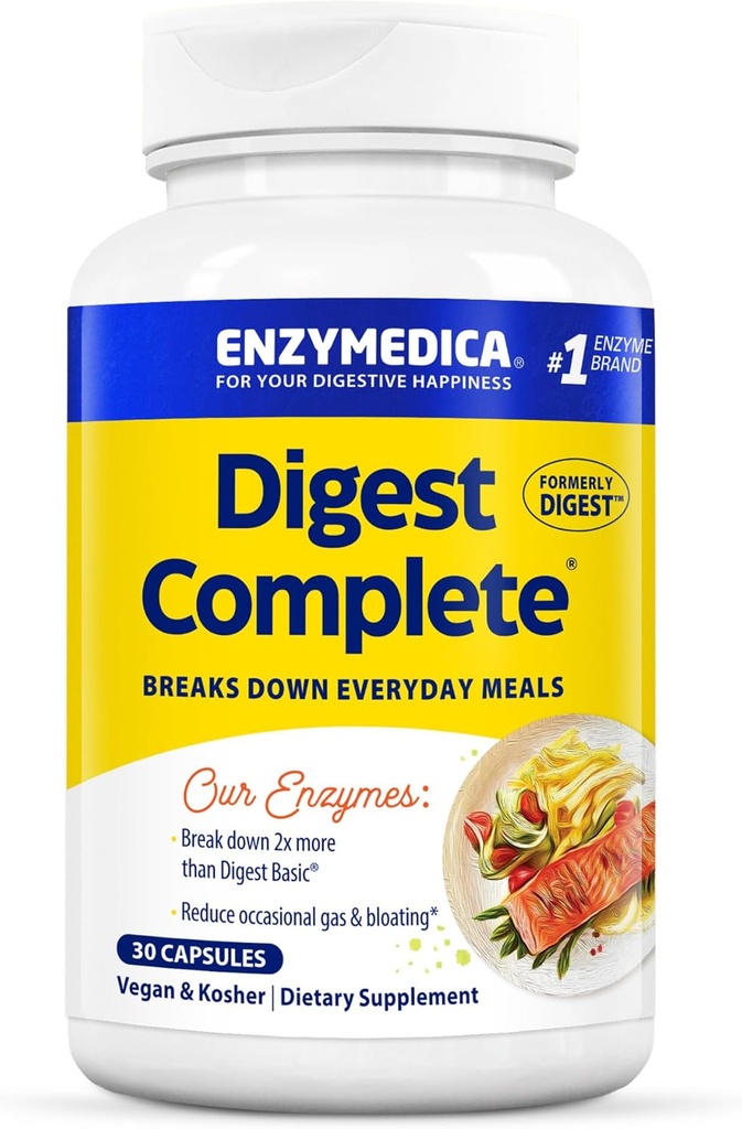Izymenica - Digest, Completada fórmula de Hozyme, 30 Capsules