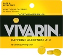 Vivain, Caffeine Pils, 200mmg Caffine per Dose, d'ajuda segura i efectiu que us quedeu, Sense Sugar, Caloris o ingredients ocults, Energia suplementari, 16 taules