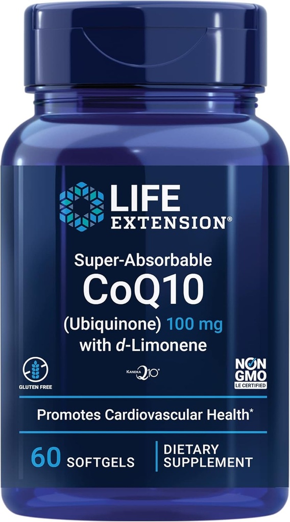 Life Extension Super Omega-3 240 Softgels Fish Oil Bundle with Super-Absorbable CoQ10 60 Softgels Heart Health Supplement