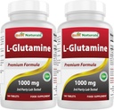 Best Naturals L-Gluteamine 1000 mg 180 Tablets (180 เคานต์)