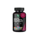 Multi Collagen Hair Pills - Biotin 10,000mcg, Keratin & Hyaluronic Acid - Hair Growth - Hair Skin & Nails Vitamins & DHT Blocker - Vitamin E Folic Acid Pumpkin Seed MSM, Saw Palmetto 60 Vegan Capsules