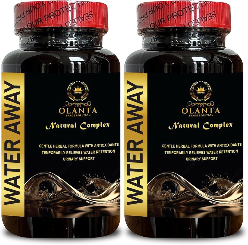 Generic Water Out Pills - Water Diet Pills, Water Supplement, Water Pills Water Retention, Water Loss Pills, Fast Acting Water Away Pills for Women and Men - 2 Bottles