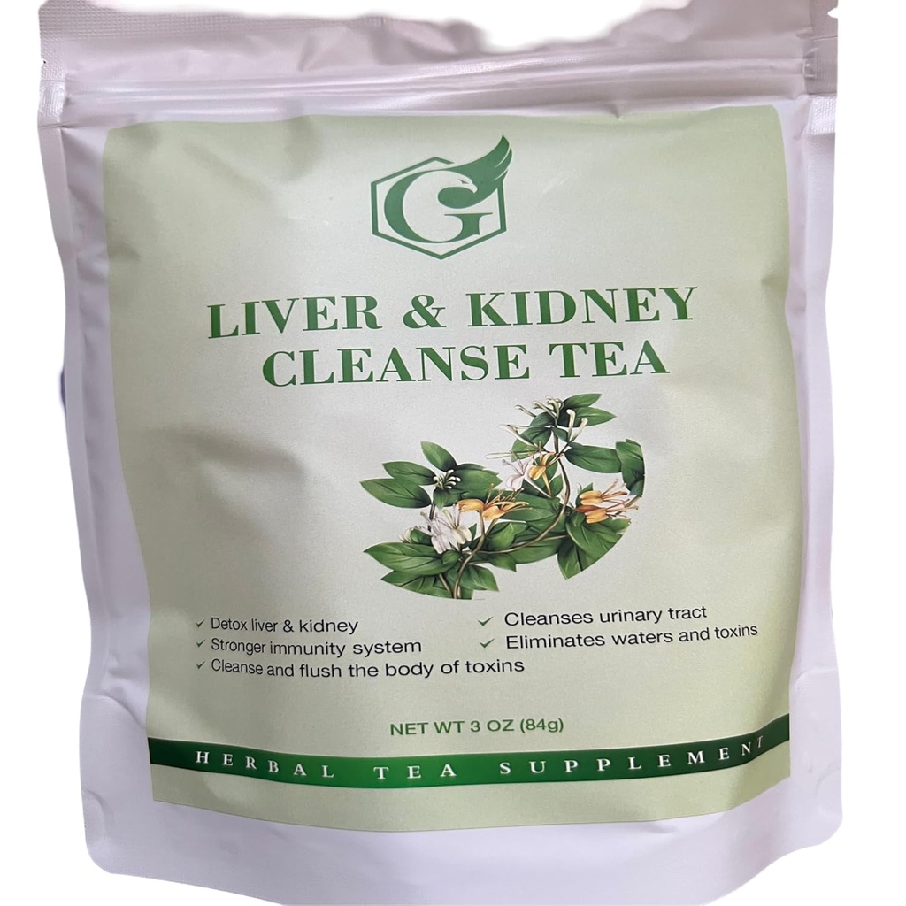 Herbal Liver & Munuaisten puhdistus tee, 3 oz, Natural puhdistus tuki, virtsateiden terveys, 28 Teepussit