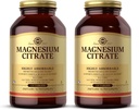 Solgar Magnézium Citrate - 120 tabletta, csomag 2 - Supports Nerve & Muscle Function - Highly Absorbable - Non-GMO, Vegan, Gluten Free, Kosher - 120 teljes szerváció