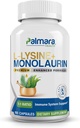 Palmara Health L-Lysine + Monolaurin 600 mg 1:1 Suhde, 1 pakkaus, 100 kapselia
