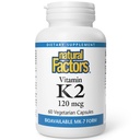 Natural Factors, Vitamin K2 120 mcg, Supports Bone and Vascular Health, 60 Capsules