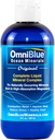 OmniBlue Ocean Minerals - 70+ Trace Minerals & Liquid Magnesium - Kalium, Chloride- Low Sodium - Natural Support for Sleep, Digestie, Regularity, Hydration & Electrolyte Balance (8 oz)
