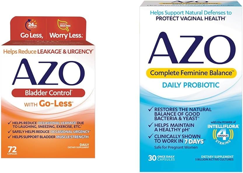 AZO Bladder Control met Go-Less Dagelijkse Supplement 