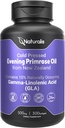 Naturalis Evening Primrose Oil (Cold Pressed) | 뉴질랜드 자연 100% | 비 GMO, Soy & Gluten Free, Zero Filler | 300 미니 소프트젤