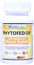 Wonder Laboratories Phytofed-DF All-Natural Nasal Relief and Decongestant, 90 tabletti