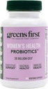 Greens First Women’s Health Probioics - Probitic for pH Conth - 20 Billion CFU - Hỗ trợ cho Bản tóm tắt, Immune & Vaginal Health Non-GO/Gluten/Dairy- Free/Soy- Free (30 Capsules)