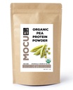 Certified Organic US Grown Pea Protein I 80% I Batch Tested for Heavy Metals I 1 LBS I Packaged Daily