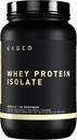 Kaged Whey Protein Isolate Powder | Vanilla | 100% Pure Low Lactose Whey | Post Workout Recovery Drink | Supports Muscle Building | Supplements for Men & Women | 25 Servings
