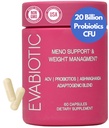 Complete Menopause Vitamins - Ashwaghanda, Probiotics, ACV for Weight Management, Hot Flashes, Night Sweats, Bloat, Hormone Balance - Vegan 60 Caps Menopause Supplements for Women Non-GMO