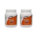 NOW Foods 2 Pack Sunflower Lecithin, Pure Powder, 1 lb (454 g)
