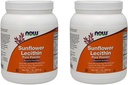Nourriture maintenant Nourriture, (2 paquets) Lécithine de tournesol, poudre pure, 1 lb (454 g)