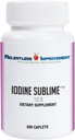 Jód Sublime ® 12, 5mg 200 High- Bioavailable Caplets with Kálium Iodide for Thyroid & Metabolizmus Support