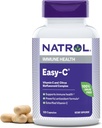 Natrol Easy-C Immune Health, Dietary Supplement, Supliments Immune Health with Vitamina C and Bioflavonoids, Veggie Capsules, 500 mg, 120 Count
