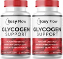 (2 Pack) Easy Flow Glycogen, EasyFlow Glycogen Support Capsules, Glyco Optimizer Formule, Natural Blood Vessel Cleaner, Premium Easy Flow Glycogen Support (120 Kapsle)