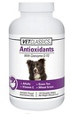 Antioxidants Supplement with Coenzyme Q-10 for Dogs - 120 Ct | Green Tea, Vitamin C, & Wheat Grass, 120 Chewable Tablets