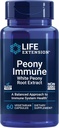 Levensverlenging Peony Immune, White Peony Root, Immune Health Support, Immune System, Glutenvrij, Non-GMO, Vegetarisch, 60 Capsules