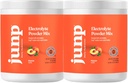 JUNP Electrolytes Powder No Sugar No Carbs - Orchard Fresh Juicy Peach Drink Mix - Kalium & Salt Electrolyte Hydration Powder Zero Calorie Sugar Free Electrolyte Powder, Keto Friendly, 180 Servering