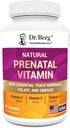 Dr. Berg Vitaminas Pré-Natais Naturais para Mulheres (Grávidas e Enfermagem) - Vitaminas Pré-Natais com Folato, Vitaminas, Minerais, Ómega, & 11 Superalimentos Poderosos - Mulheres Multivitamino Pré-Natal - 60 Cápsulas