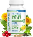 Herbal Water Relief Diuretic Water Pills for Water Retention, Bloating, Swollen Legs, Feet - Dandelion Extract Supplement - Vattenretentionsförlust - Diuretika för kvinnor och män - 60 kapslar