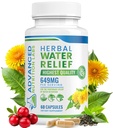 Herbal Water Relief Diuretic Water Pills for Water Retention, Bloating, Swollen Legs, Feet - Dandelion Extract Supplement - Water Retention Loss - Diuretics for Women & Men - 60 Capsules