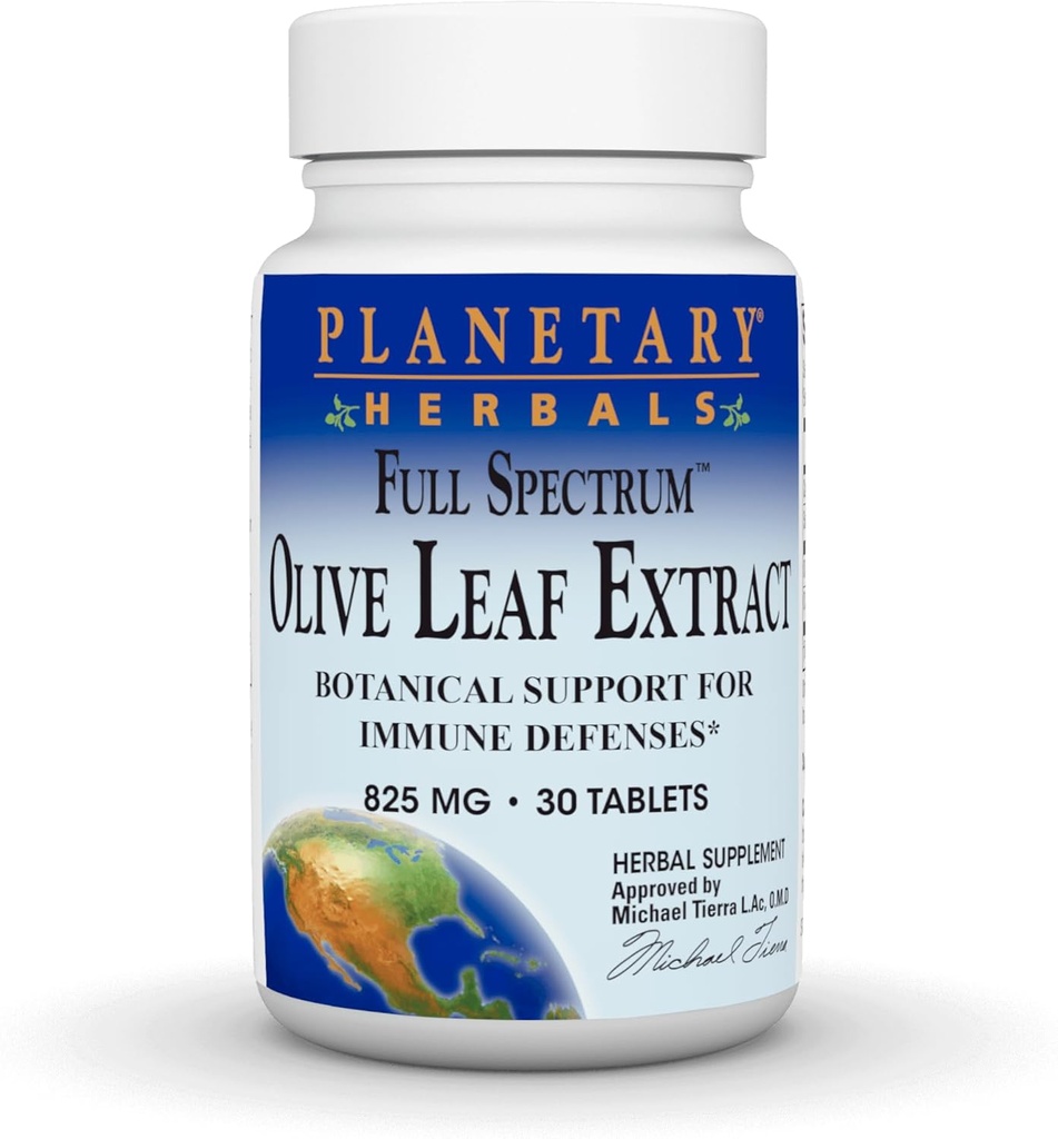 El planetari Hebals complet Spectrum Olive Leaf Extractetes, 30 comte