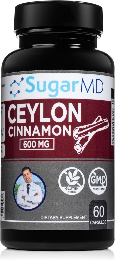 Ceylon Kapsułki cynamonowe - 60 przez SugarMD