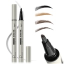 Microbladerende wenkbrauwpotlood, vloeibare magische multi-tip wenkbrauwpotlood voor vrouwen, waterdichte wenkbrauw Pen voor natuurlijke wenkbrauw, lange aanhoudende wenkbrauwverf met haar als Strokes Brows Make-up Pen