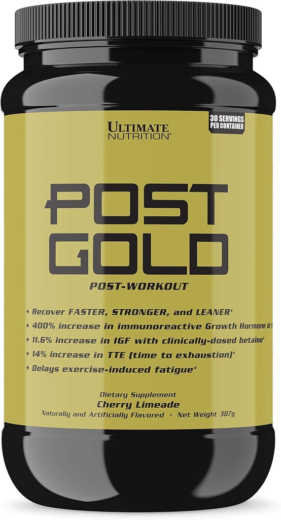 Absolutament Nutrition Post Gold Post- Dowout Powder, Muscle Recovery Bebe amb BCAA, Beta Alanine, GABA, GABA, Glamina, 1, 7 lliura, Cera Limede