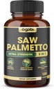 8in1 Saw Palmetto ProState Support Additional with Ashwagandha, Turmeric, Ginger, Nettle Leaf, Šventasis Basil & More - 120 Vegan Capsules for 2 Months