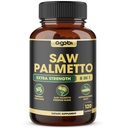 8in1 Saw Palmetto Prostate Support Supplement with Ashwagandha, Turmeric, Ginger, Nettle Leaf, Holy Basil & More - 120 Vegan Capsules for 2 Months
