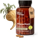 Planteterapi Maca Root Capsules Produsert i USA 4 måneders forsyning støtter seksuell helse, Mood Boosting, Energising & Reduserer Tension Kosttilskudd for menn og kvinner 120 vegetarisk kapsel