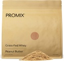 ProMix Nutrition Whey Protein Powder, Peanut Butter - Grass-Fed - - Post Workout Fitness & Nutrition Shakes, Smoothies, Backen & Kochen Rezepte - Glutenfrei & Keto-Friendly - 2.5 Pfund (Pack von 1)