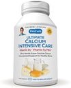 ANDREW LESSMAN Ultimate Calcium Intensive Care dengan Vitamin D3 dan K2 MK7-120 mcg - 60 Capsules - Bone dan Skeleton Health Esensial. Lembut, Mudah ditelan, Super Soluble. Tidak Ada Alamat