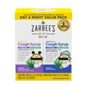 Zarbee's Baby Daytime & Nighttime Cough Syrup + Immune with Organic Agave + Zinc, Grape with Chamomile, Agave Taste, Two Pack, 2 x 2 fl. oz