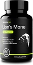 Bemerkenswert Wählen Sie Lion's Mane Mushroom Supplement | 20:1 Extrakt | Premium kognitive Unterstützung | Organic | Lab-Tested | Pure Ingredients (1 Flasche / 1-Monats-Versorgung)