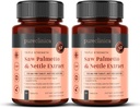 2-Pack Triple Strength Saw Palmetto ' Nettle Root – 180 Tablets | 4149mg with 160mg Saw Palmetto Extract (85-95% Fatty Acids), 30mg Nettle Root, 649mg Calcium | 6-Month Supply | Prostate Support