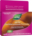 Modo naturale AM/PM Formula PeriMenopause, Perimenopause e PMS Symptom Support*, Ormone-Free, Flash Caldi*, PMS Symptom*, Restful Sleep*, 30 AM & 30 PM Tablets (Packaging May Vary)
