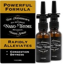 Doc Anderson's Botanical Nasal Spray – Natural Congestion Relief with Aloe & Thyme for Clearer Breathing, Combat Irritants, and Moisturizes, Made in USA (2 Pack)