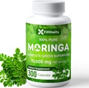 Moringa Kapsle 124; 300 Kapsle 124; Moringa Oleifera PHARMAD124; 10,000mg PHARMAD124; 100% Pure & Natural PHARMAD124; Non- GMO a gluten Free Supplementary 124; Kompletní zelená Superfood PHARD124; Moringa Leaf Extract Powder