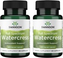 Swanson Full Spectrum Watercres 400 mg 60 Caps (2 paquet)