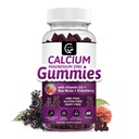 Calcium Magnesium Zinc Gummies with High Absorption Magnesium Glycinate 300mg, Potassium - Plant Complex Calcium Magnesium 2:1 Ratio, with D3 Sea Moss for Bone, Immune & Sleep Support, Vegan-1 Pack