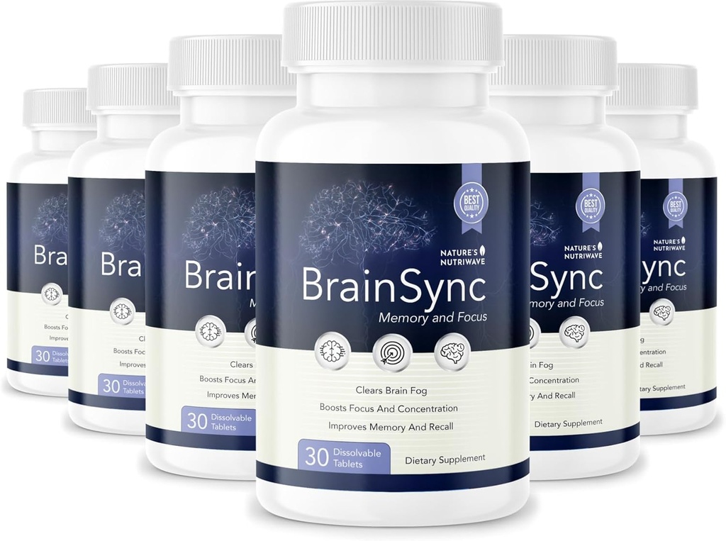 Integratore Probiotico BrainSync – Supporta il benessere quotidiano & Gut-Brain Balance – 3,6 miliardi di CFU – 30 compresse dissolvibili, 6 mesi di alimentazione