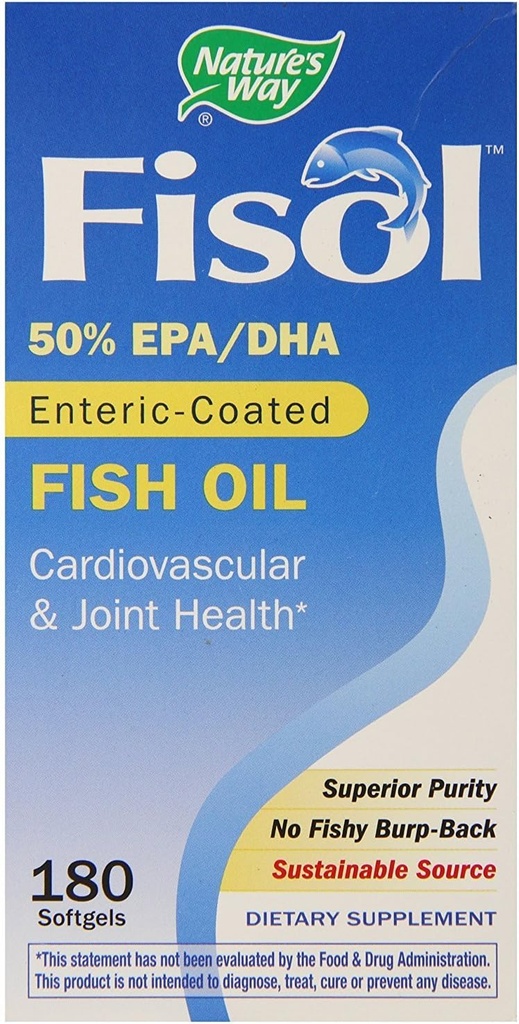 EPA Fisol Fish Oil 100mg DHA / 150mg (180 Softgels)