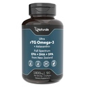 Naturalis Ultra rTG Omega 3 Fish Oil 1800mg from Wild New Zealand Tuna | IFOS Certified & Sustainably Sourced | Full Spectrum Omega3s EPA, DHA & DPA | 90 Softgels