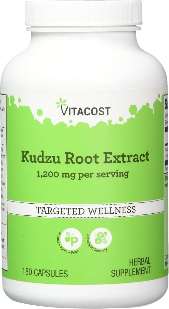 Vitacost Kudzu Root Extract -- 1200 mg ανά μερίδα - 180 κάψουλες